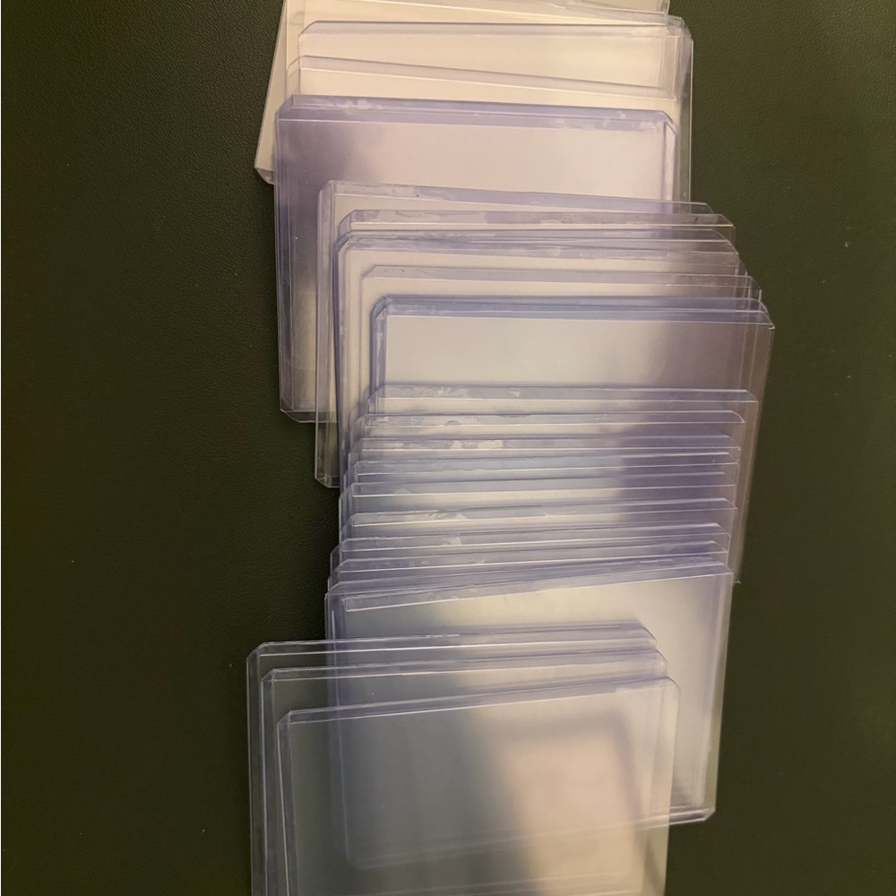 Clear Top Loader Plastic Card Sleeves